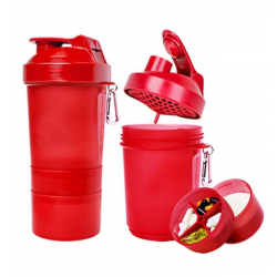 SMART SHAKE Smart Shaker 400 ml - czerwony 